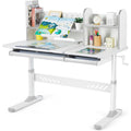 Kids Study Desk with Hutch & Storage Drawers