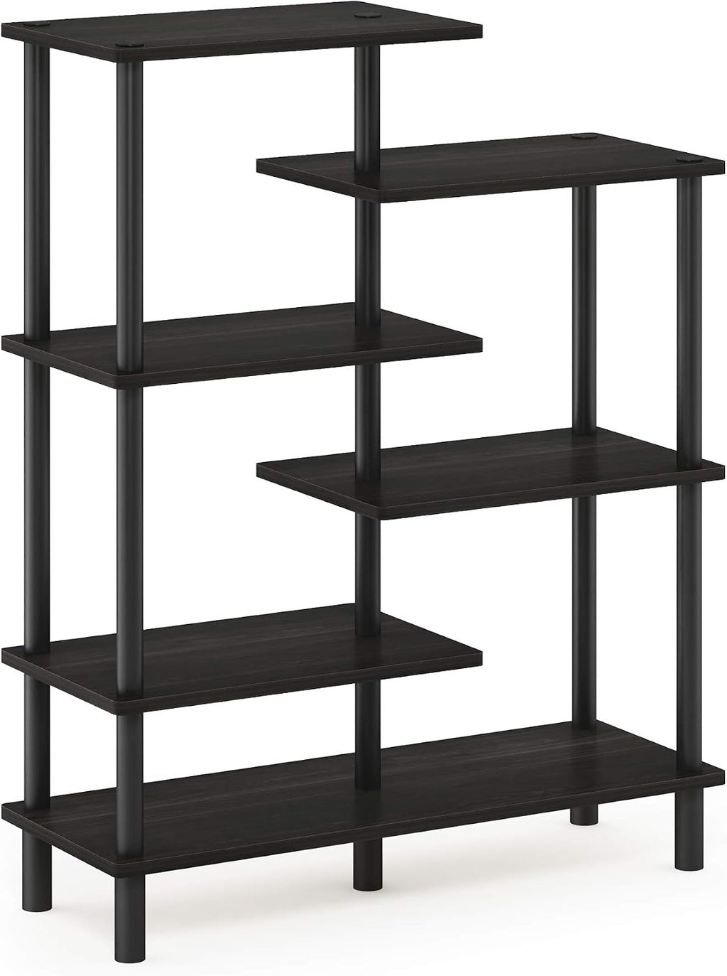 Espresso Zig‑Zag Display Shelf