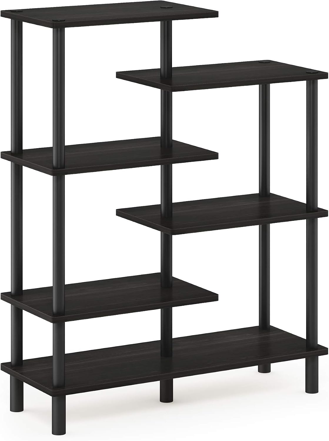 Espresso Zig‑Zag Display Shelf