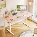 Pink Electric Memory Standing Desk
