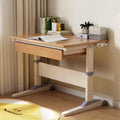 Beech Wood Hand‑Crank Kids Study Desk