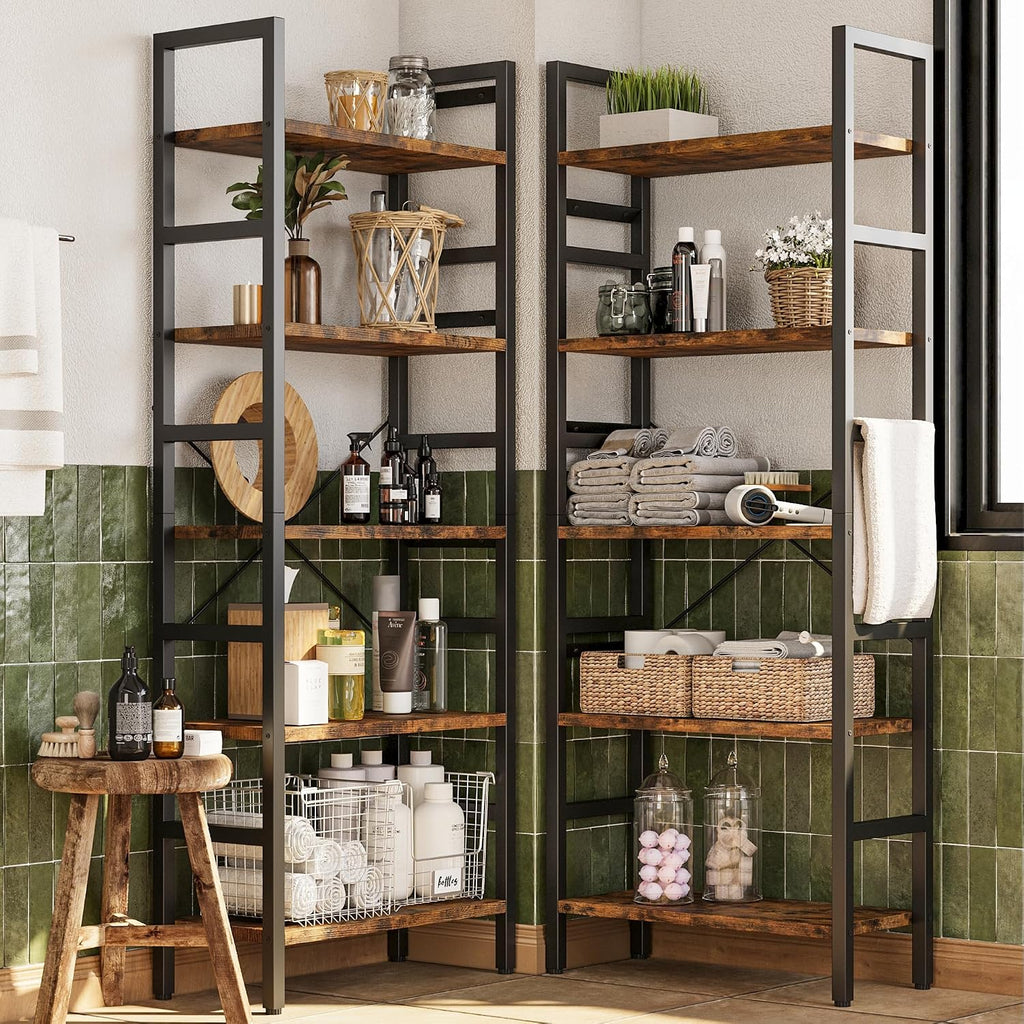 Rustic Large Open Display Bookcase